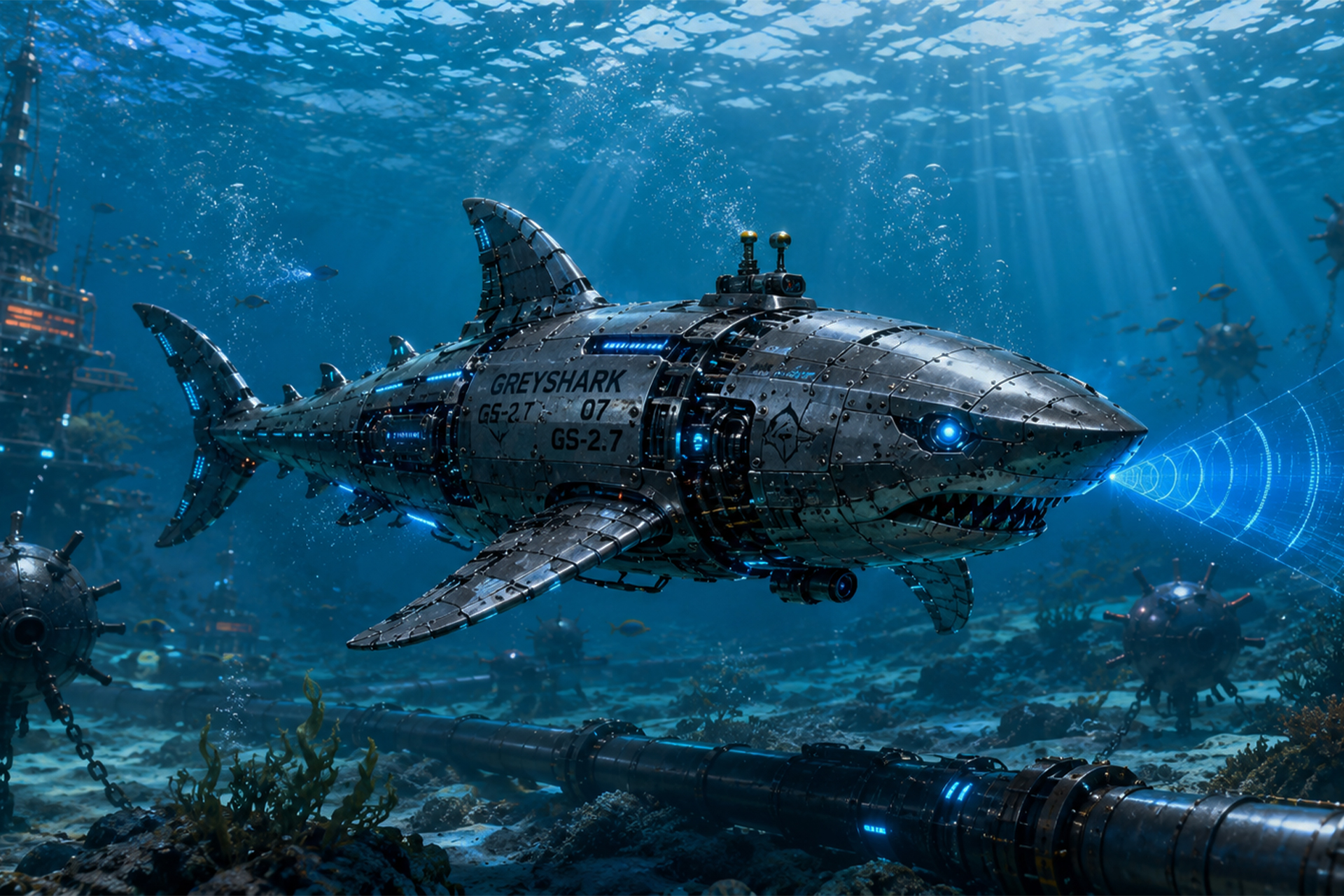 Greyshark AUV: 112‑Day Underwater Drone Guards NATO Cables Greyshark AUV: 112‑Day Underwater Drone Guards NATO Cables
